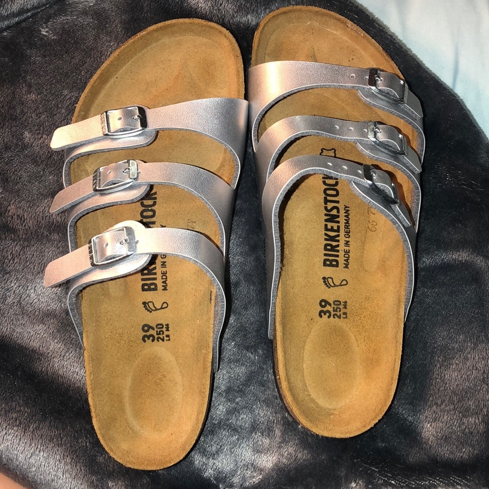 Silver Birkenstock’s